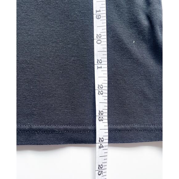 Women's Lauren Ralph Lauren Black Boat Neck Rolled Sleeve T-Shirt Size XL - Picture 6 of 6